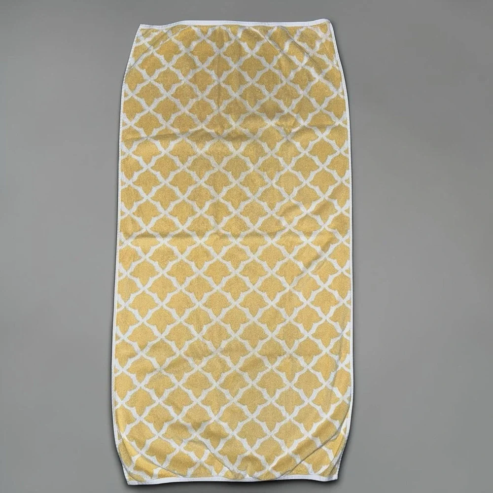 POTTERY BARN Set Of 4 Marlo Marigold Organic Cotton Turkish Towels 2 Bath 2 Hand
